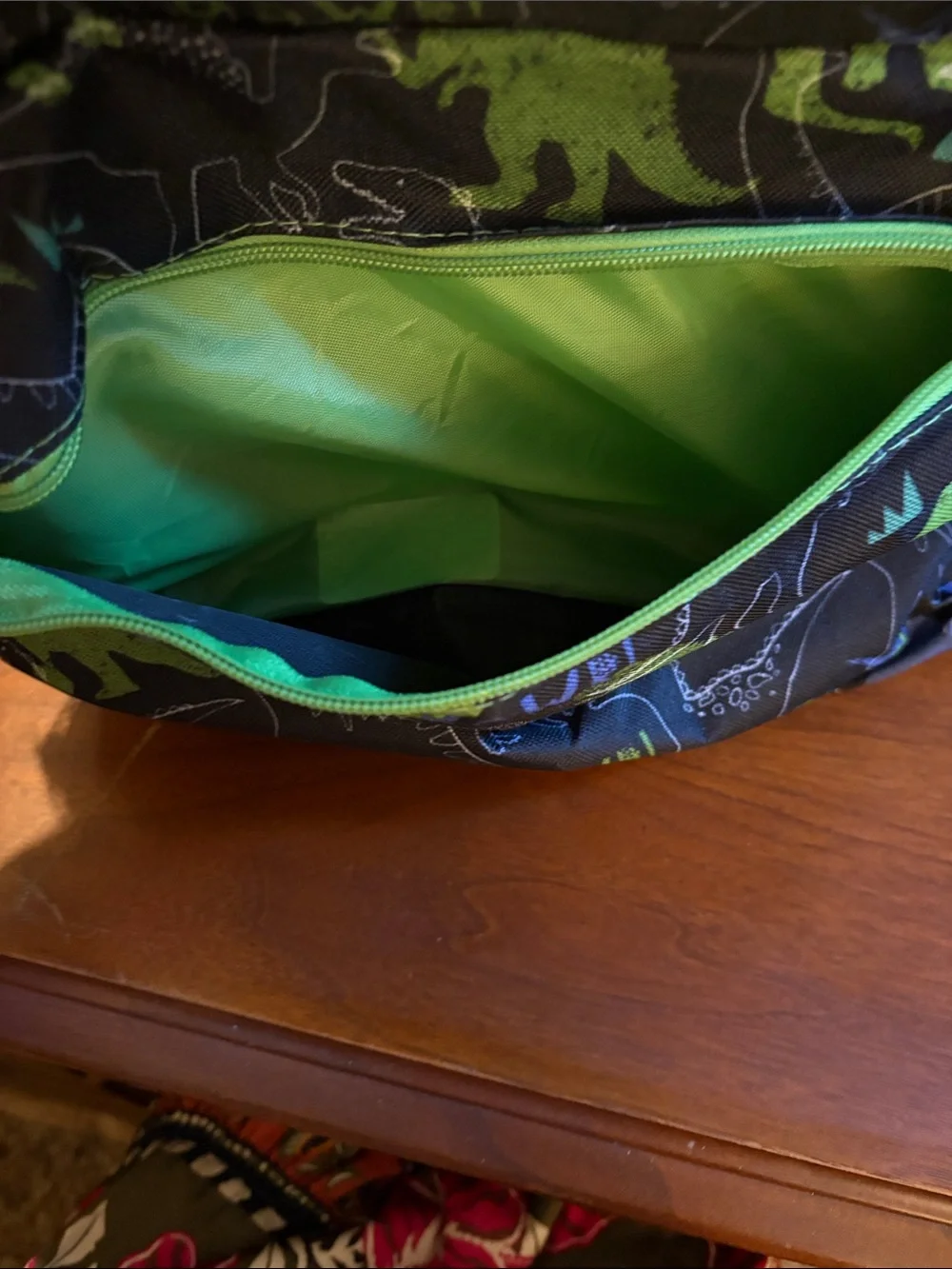 Dinosaur Designs Kids Backpack in Green & Blue